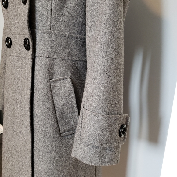 Grey wool coat - Picture 5 of 10